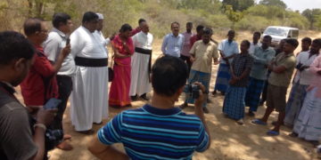 மட்டக்களப்பு மேச்சல் தரை ஆக்கிரமித்து புத்த விகாரை அமைப்பு..