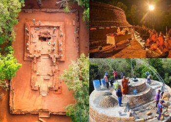 குருந்தூர் மலை பொங்கல் நிகழ்வில் கலந்துகொண்ட சி.சிறீதரன்.சிவாலயம் கட்டுவதற்கு உறுதி கூறினார்.