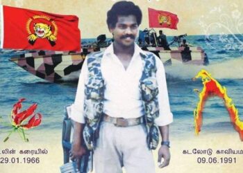 தமிழீழக்கடலில் மோதும் காற்றில் கலந்து விட்ட லெப்.கேணல் டேவிட்: பொட்டம்மானின் உணர்வுப் பதிவு.