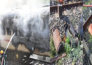 மதுரை ரயில்  தீ விபத்திற்கு யார் காரணம்? என்ன நடந்தது?