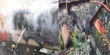 மதுரை ரயில்  தீ விபத்திற்கு யார் காரணம்? என்ன நடந்தது?