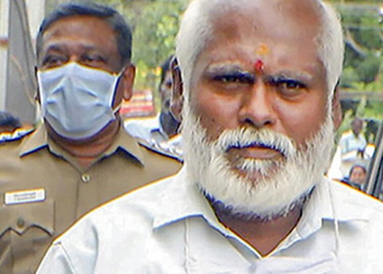 ராஜீவ் காந்தி கொலை வழக்கு : இலங்கை அதிபர்  ரணிலுக்கு கடிதம் எழுதிய சாந்தன்…..