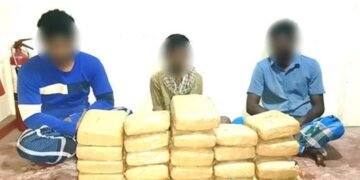 கேரளா கஞ்சாவுடன் மூவர் கைது