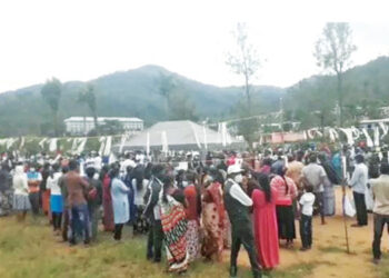 வீடுகளை இழந்த இராகலை மக்கள்  போராட்டம்.!