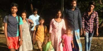 தனுஷ்கோடியில் அகதிகளாக தஞ்சம் மன்னாரைச்சேர்ந்த 7 பேர் !