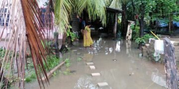 தம்பலகாமம் பிரதேச செயலக பகுதி கனமழையால் வீடுகளுக்குள் வெள்ளம்!