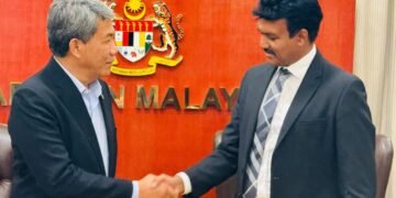 செந்தில் தொண்டமான் மலேசியாவின் பாதுகாப்பு அமைச்சர் முகமட் ஹசனை சந்திப்பு.
