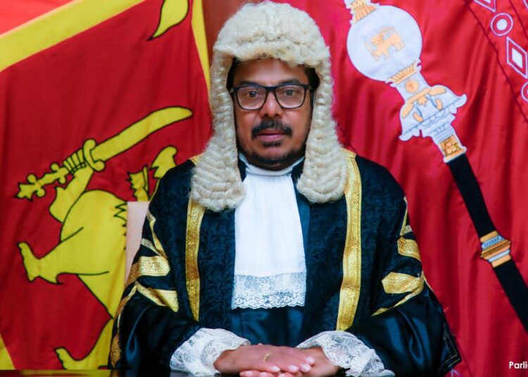 சபாநாயகர் பதவி இராஜினாமாசெய்தார் அசோக ரன்வல.!