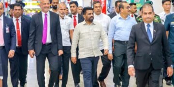 சீன பயணம் நிறைவு செய்து நாடு திரும்பினார் ஜனாதிபதி.!