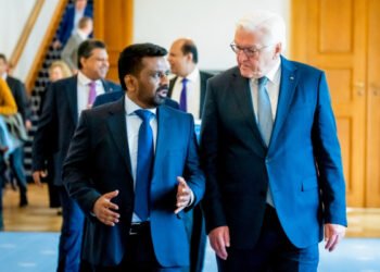 ஜனாதிபதி அநுரவிற்கு ஜெர்மனியக்கூட்டாட்சிஅமோக வரவேற்பு.
