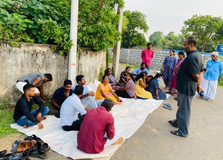 இன்று யாழ் தையிட்டியில் விகாரைக்கு எதிராக போராட்டம்.