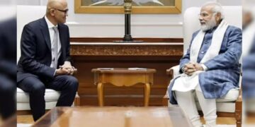 ‘இந்தியாவில் ரூ.1.5 லட்சம் கோடி மெகா முதலீடு’ – பிரதமர் மோடியை சந்தித்த மைக்ரோசாப்ட் CEO சத்யா நாதெல்லா!
